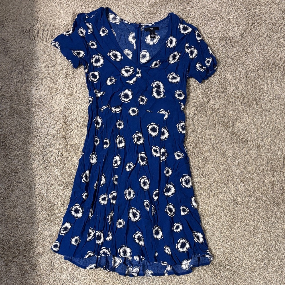 GAP Blue Floral Mini Dress